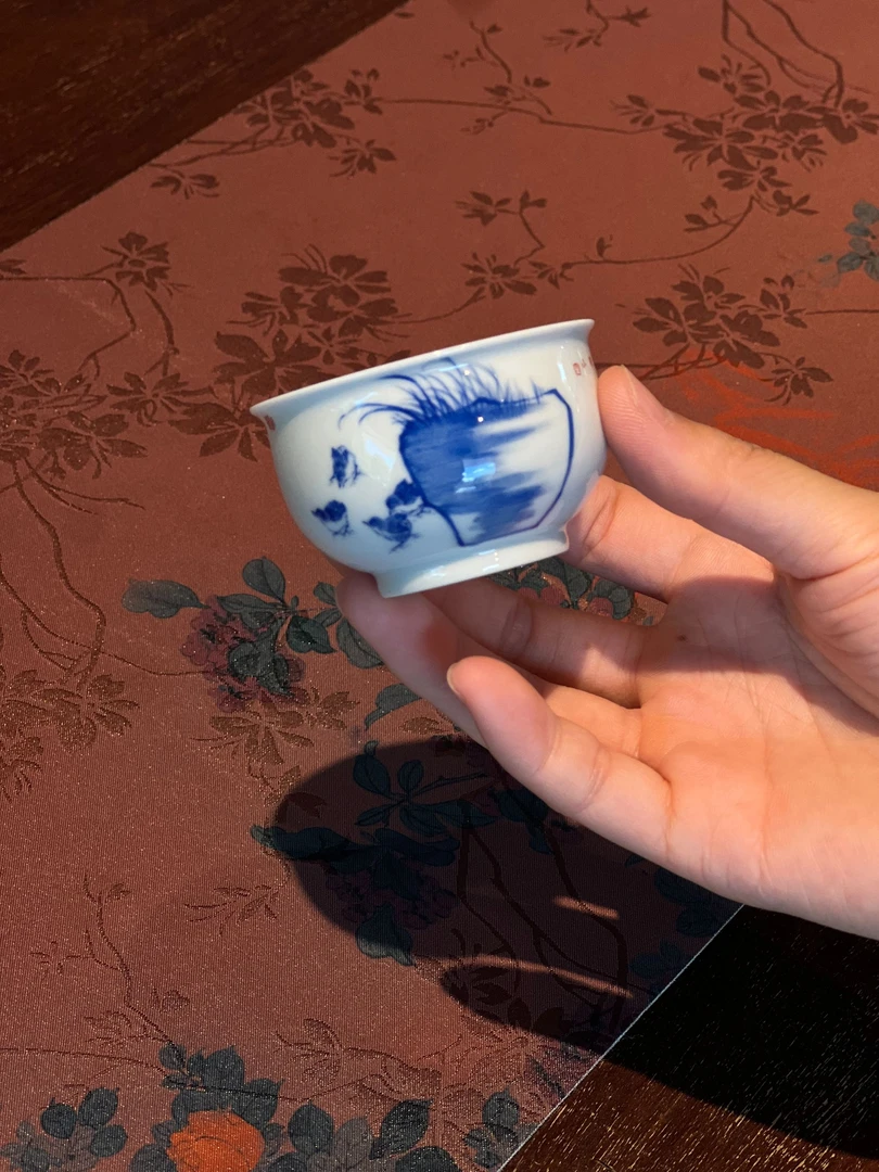 小桥写意合家欢炉式杯