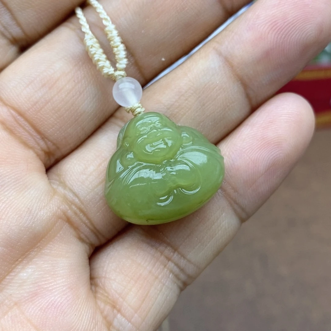 和田玉未镶嵌吊坠(不含链)