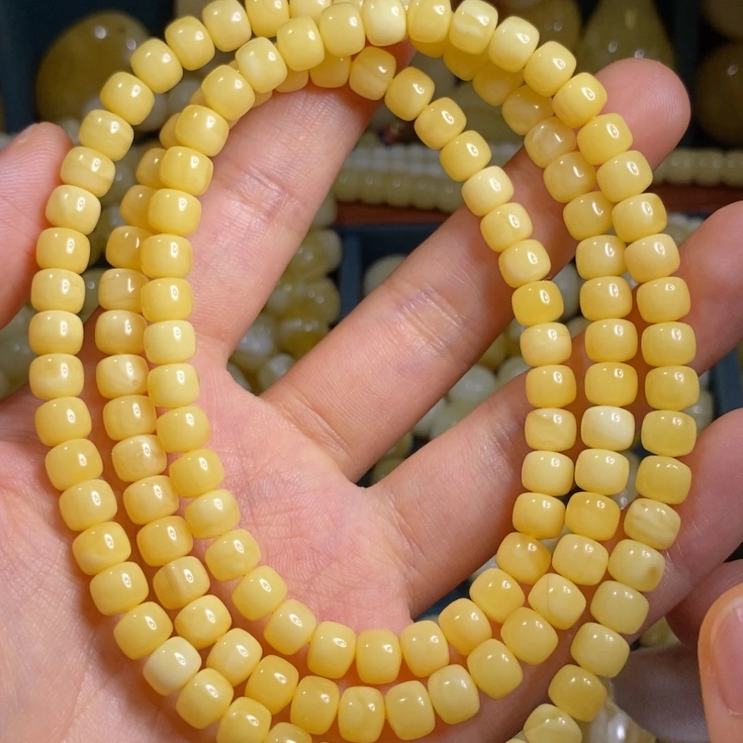 裸石蜜蜡未镶嵌6.5链子