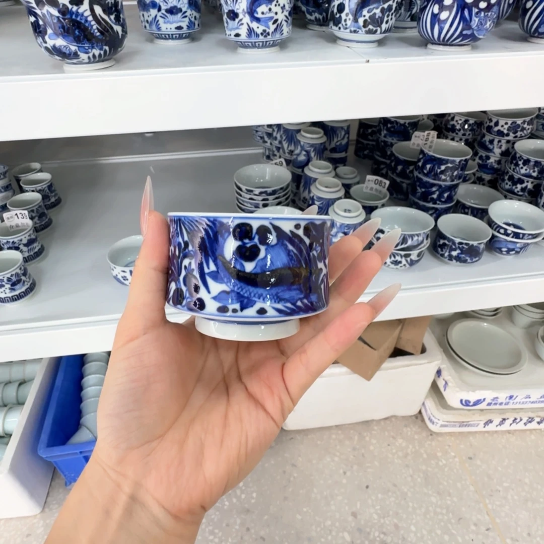 南***`微瑕景德镇陶瓷杯子