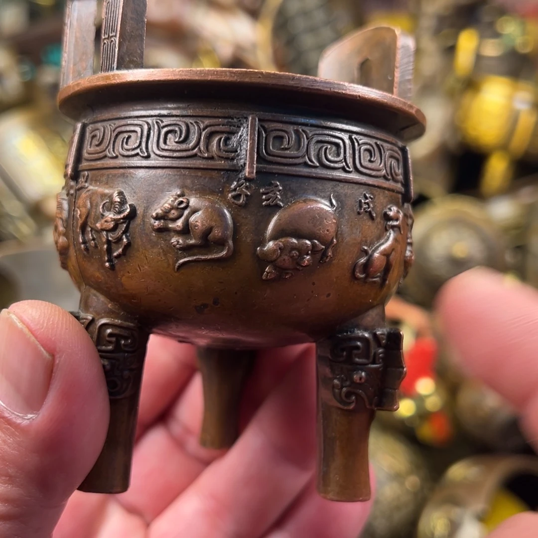 茶壶香炉铜器摆件