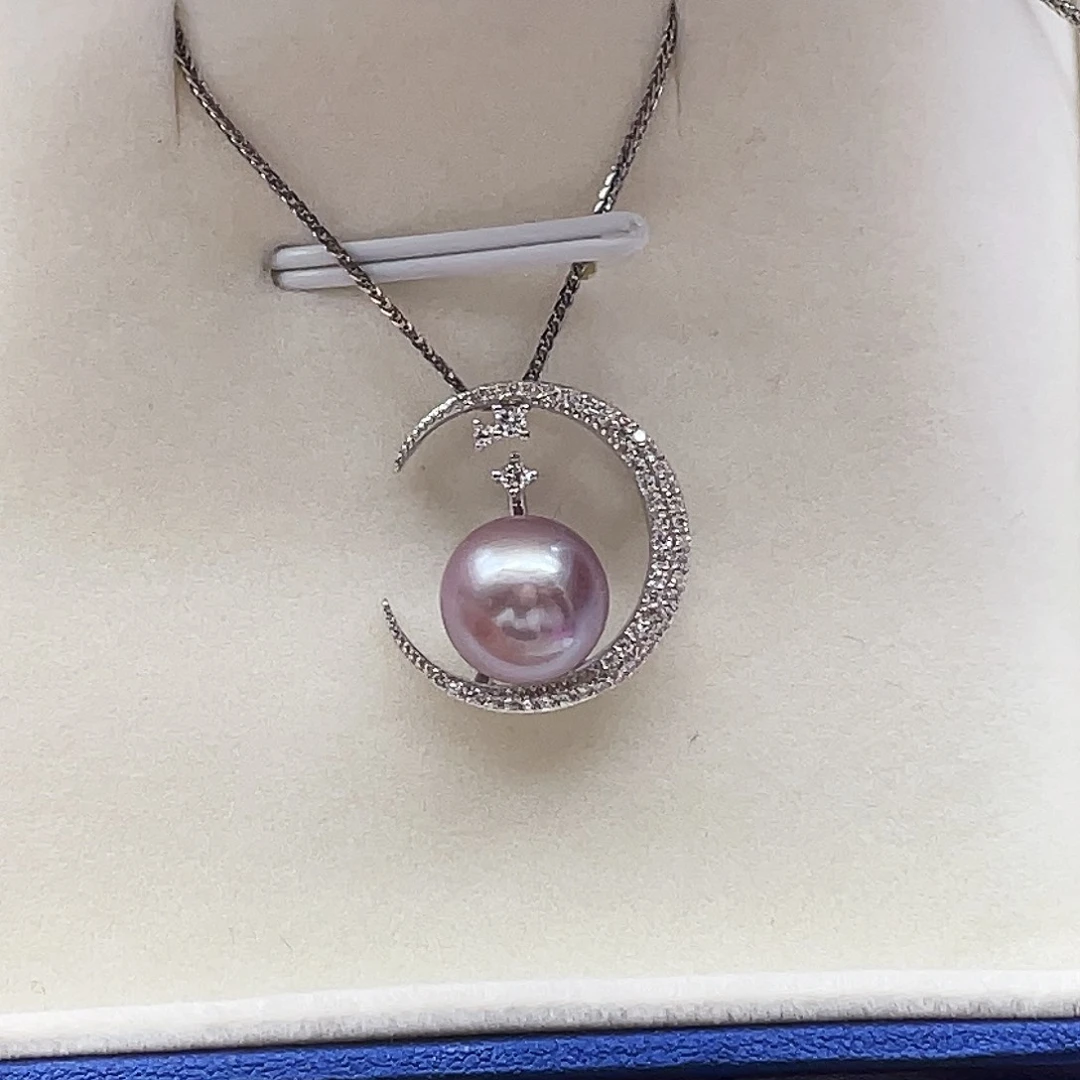 淡水珍珠颈饰银S925镶嵌