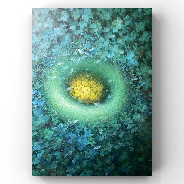 【鸟巢系列—陈群星】“120*180”｜原创作品｜手稿孤品