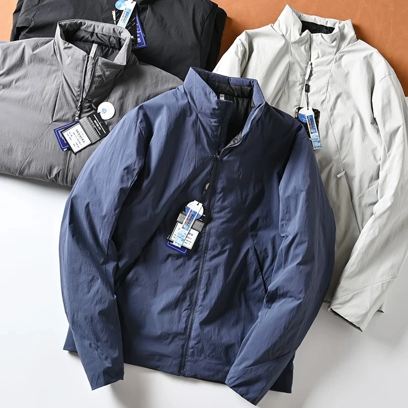 商鸟短款夹克高端户外轻量化男款立领薄款夹克外套