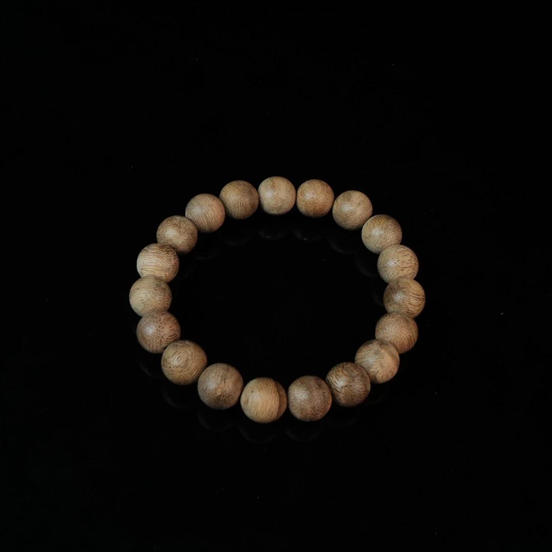 A5111 文莱沉香粗纹虎斑纹手串 1.14cm  8.74g