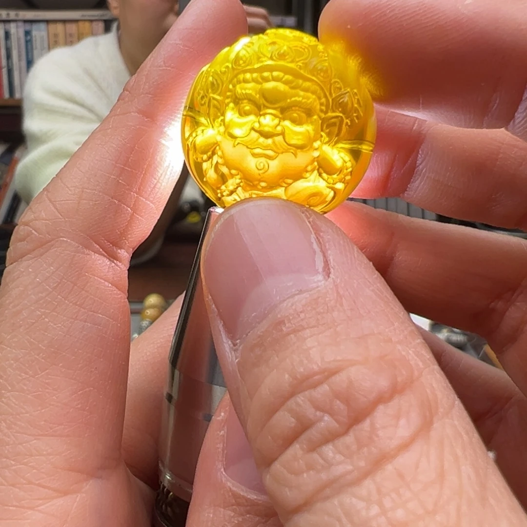 琥珀颈饰未镶嵌22.5mm黄