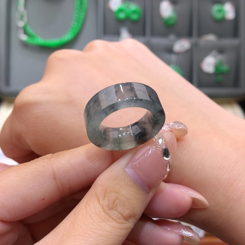 【闪购商品】未镶嵌戒指翡翠10号