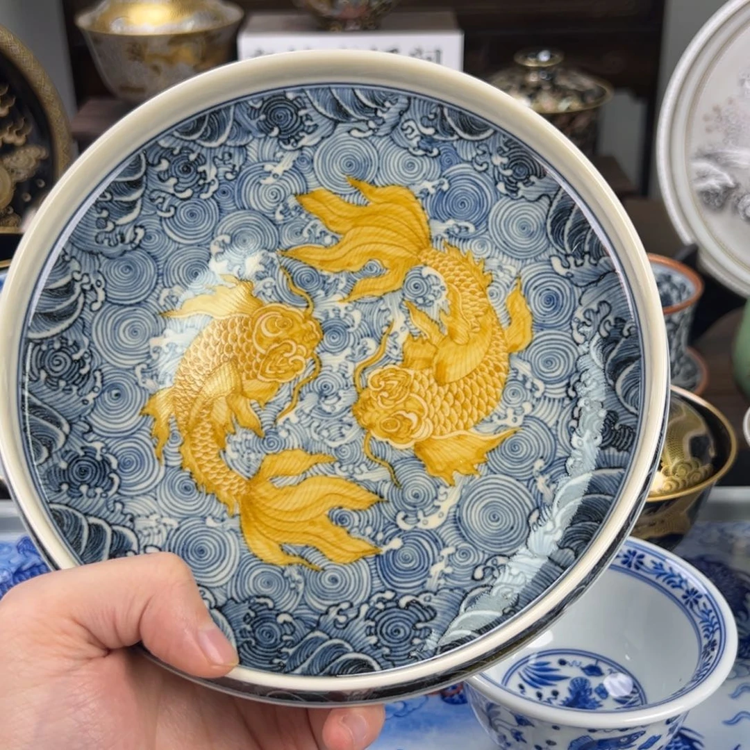 意***盒瓷片景德镇手工手绘陶瓷