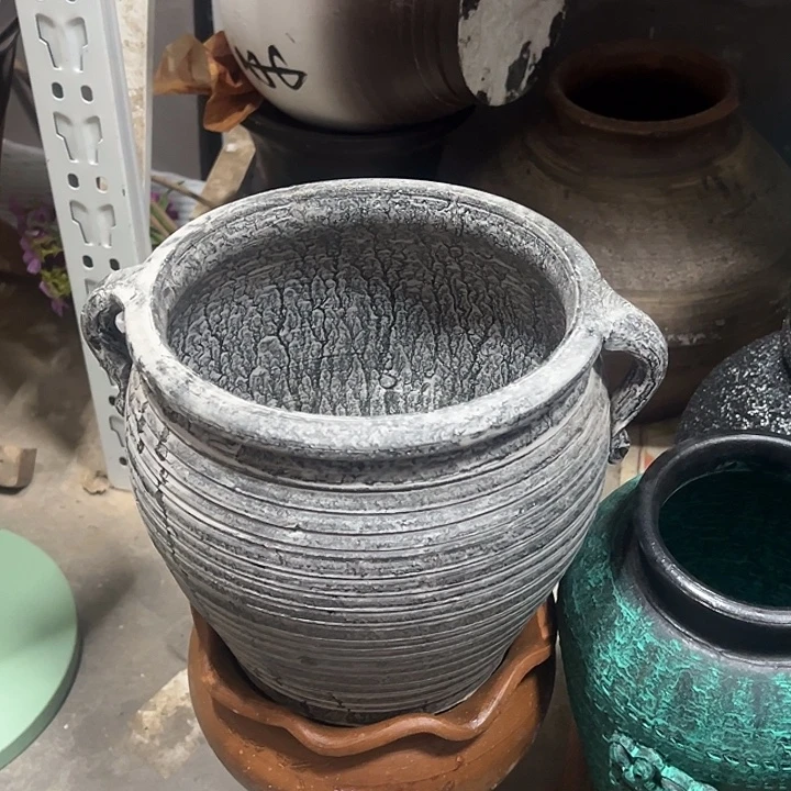 做旧灰高19口19默认打孔口不圆
