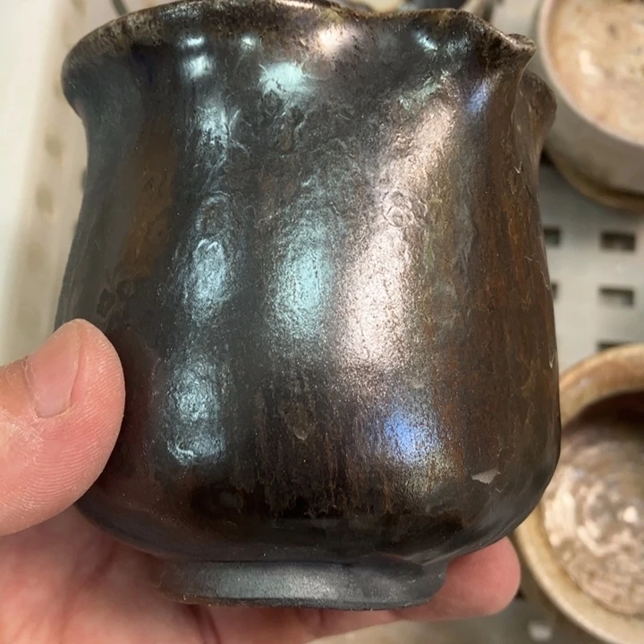 柴烧杯子宝瓶大放漏。