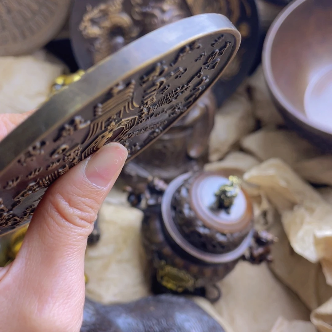 原矿风磨铜铜镜一个