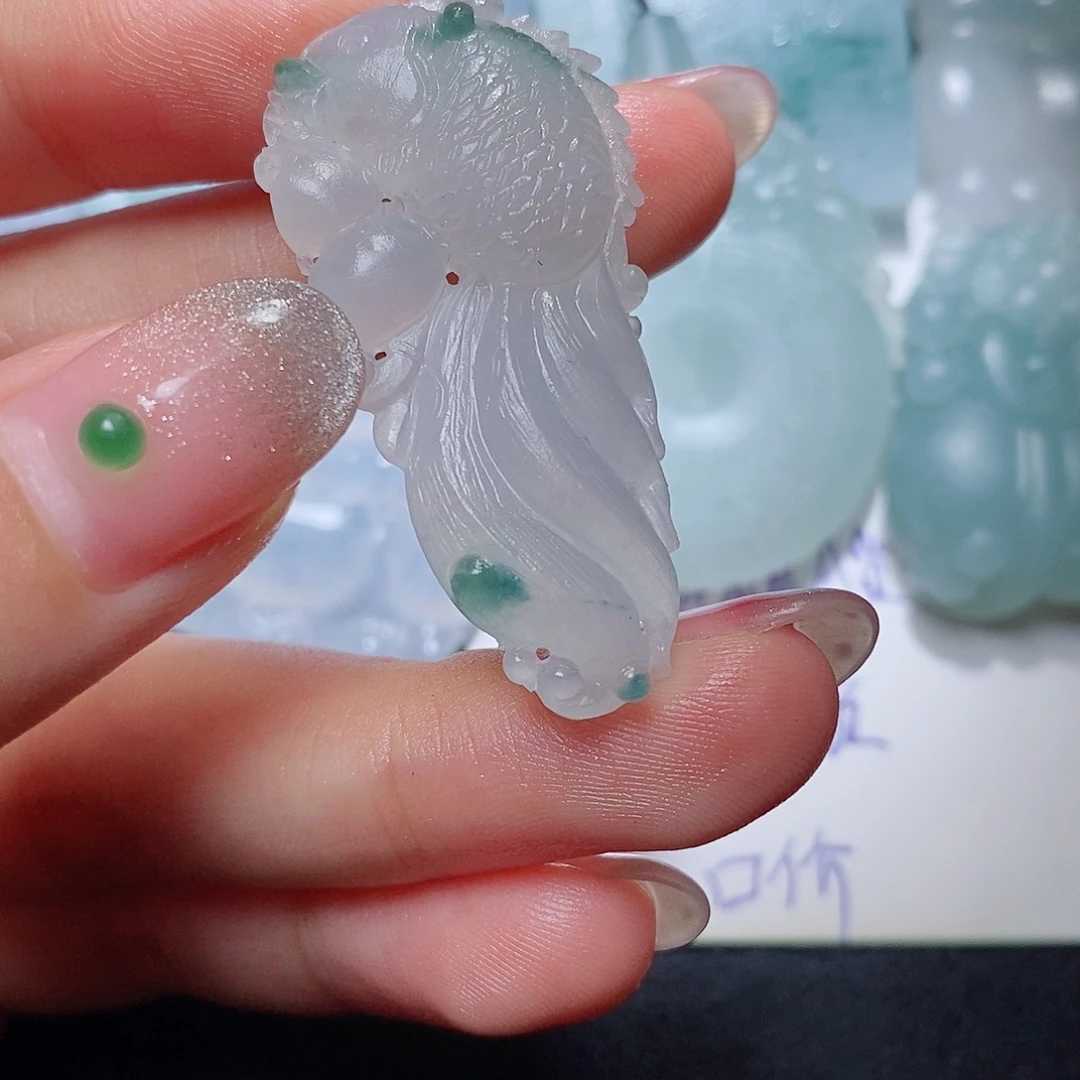 未镶嵌定制翡翠毛货付款后联系客服确认抛光