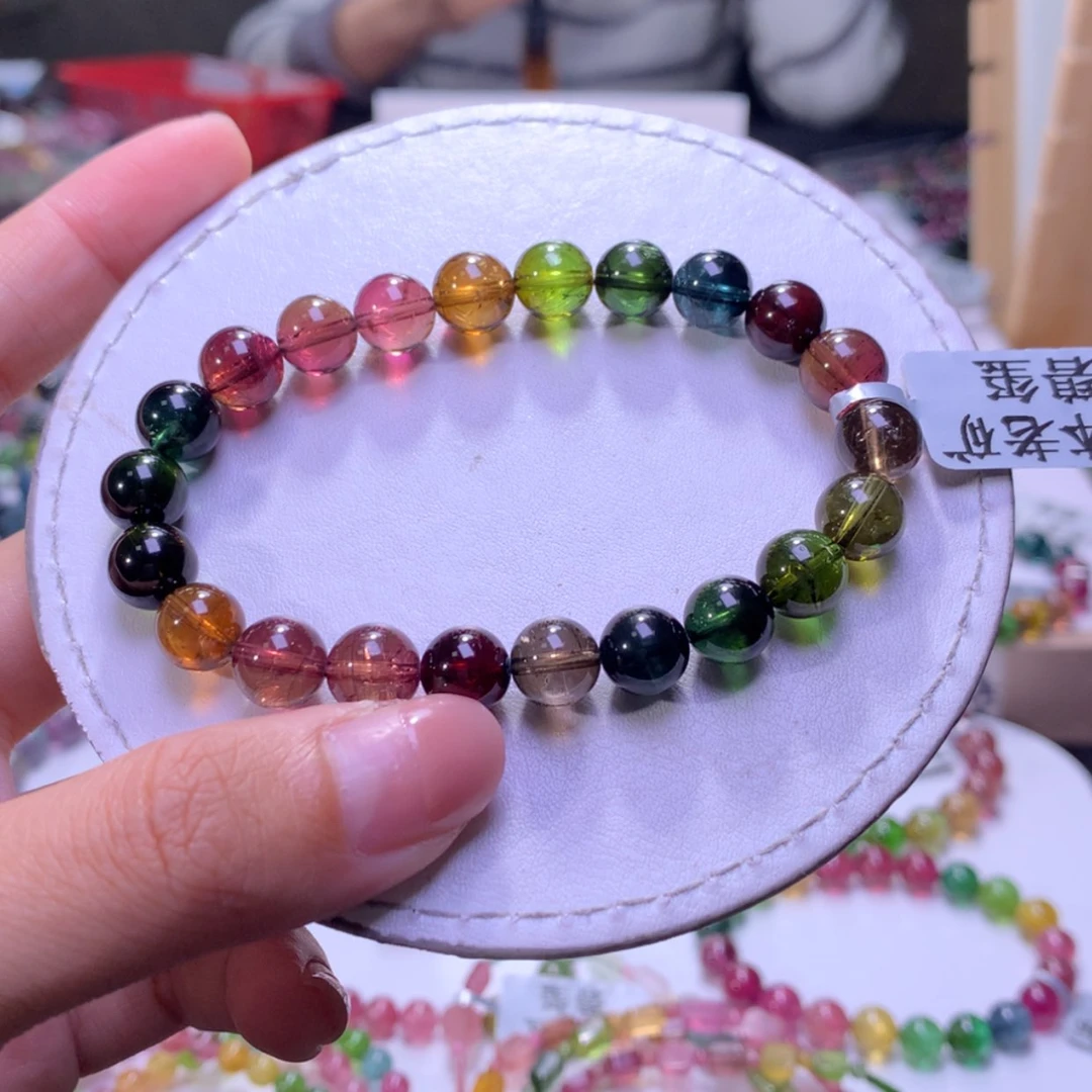 【闪购商品】未镶嵌手串碧玺8.8mm左右净体