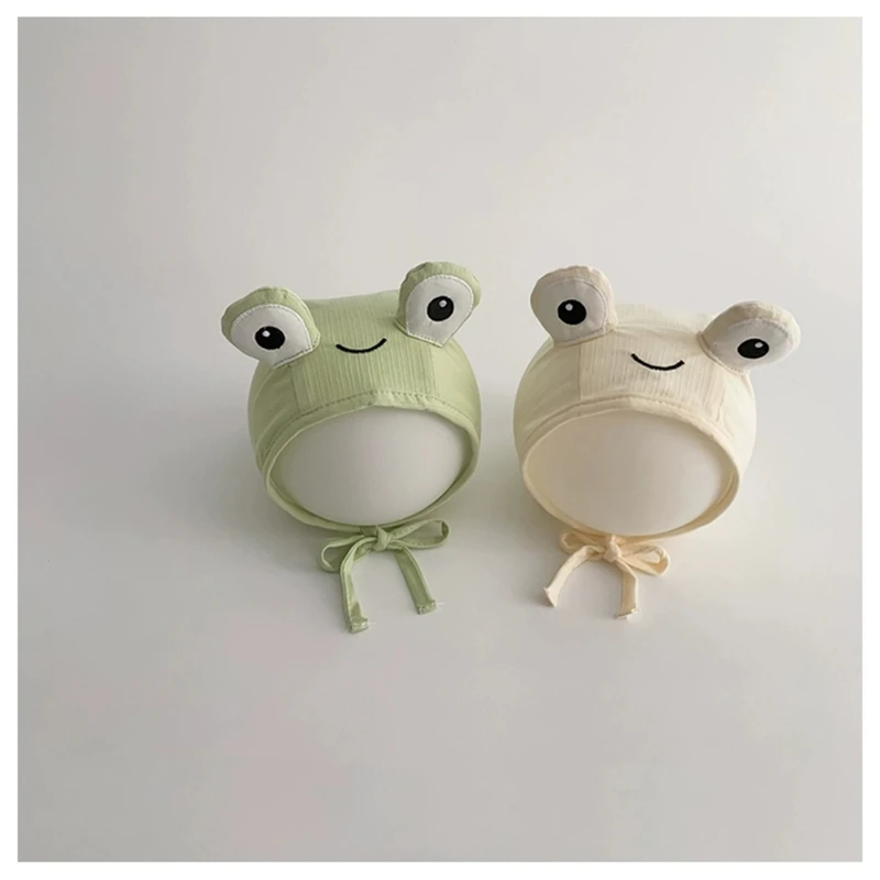 婴儿帽子春秋薄款卡通可爱造型护囱门胎帽男女宝宝小月龄包头帽夏