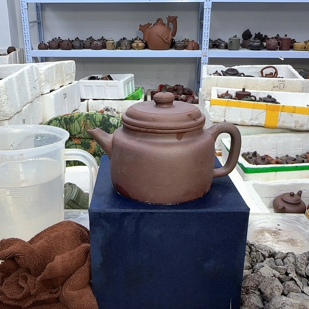 茶壶紫砂宜兴紫砂壶瑕疵