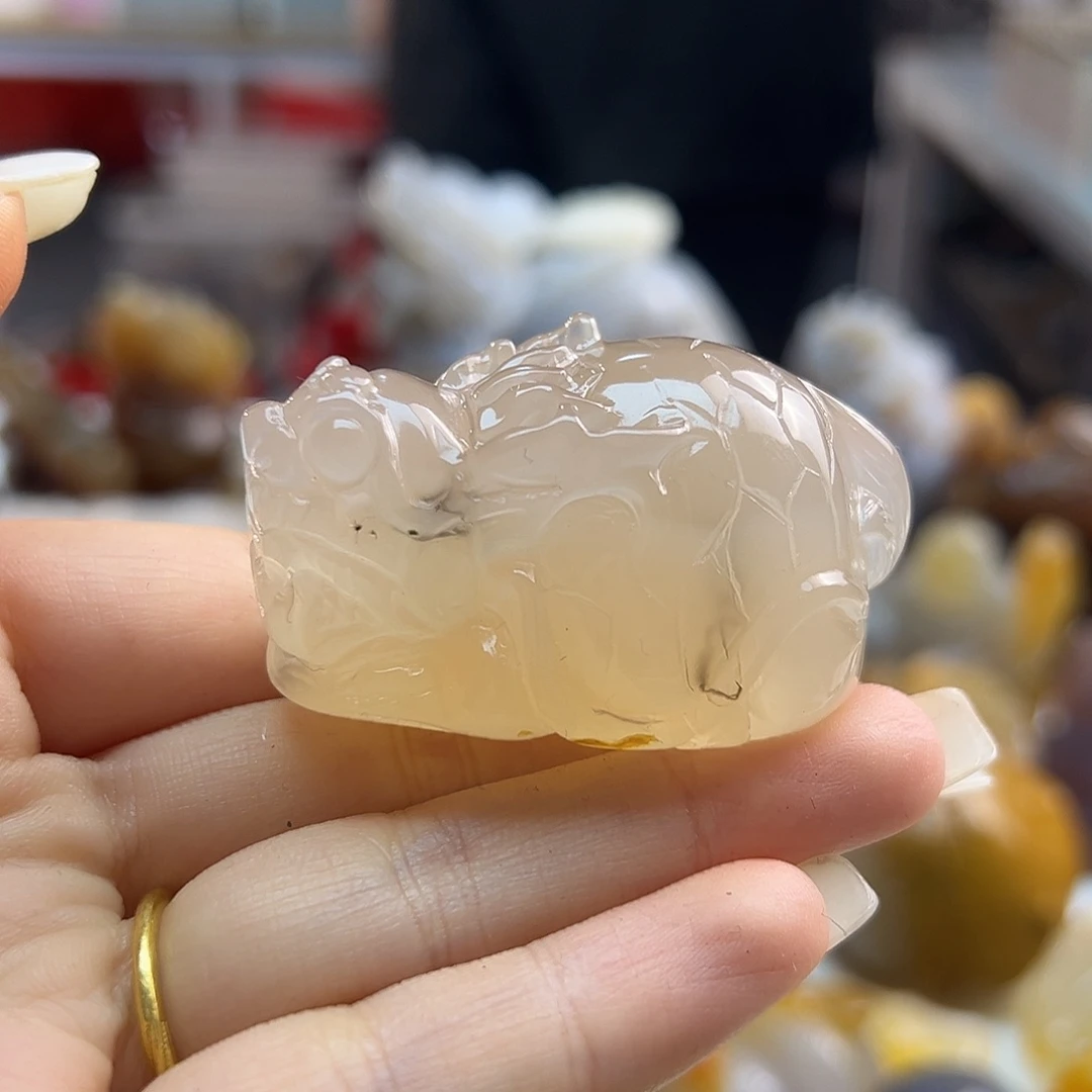 玛瑙/玉髓未镶嵌吊坠(不含链)