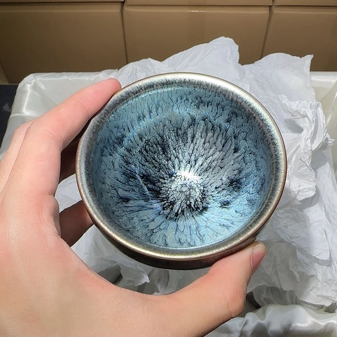茶盏微瑕建盏，介意勿拍