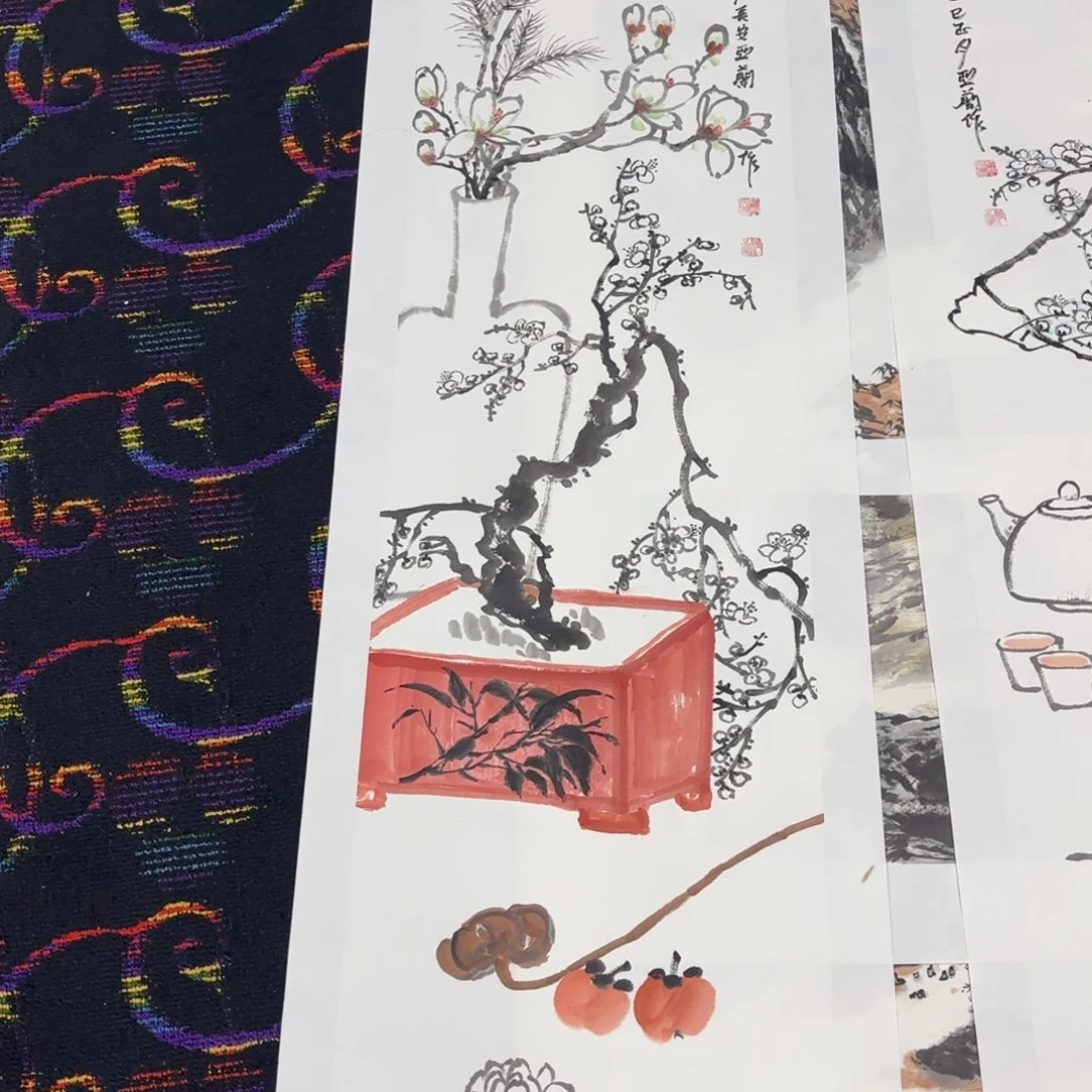 国画国画老师作品刘