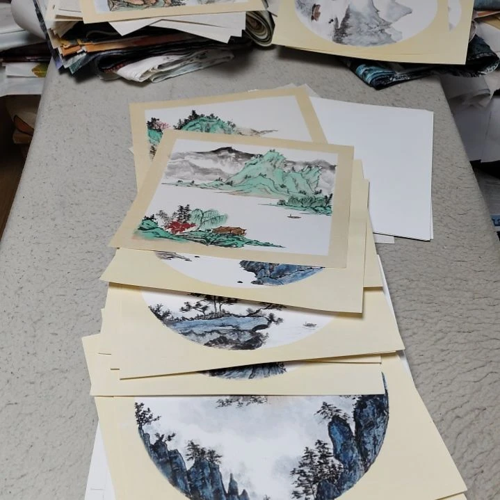 清***晓国画国画花鸟花鸟国画