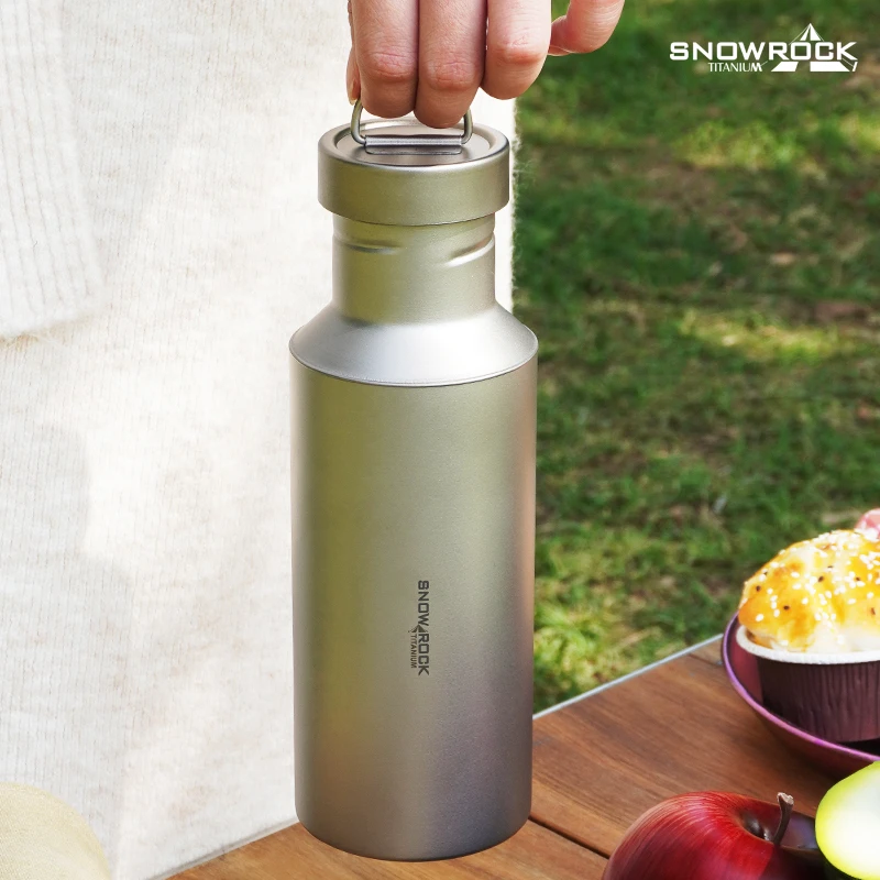 (新品)户外纯钛单层便携运动水壶(多款可选)创意冷水壶