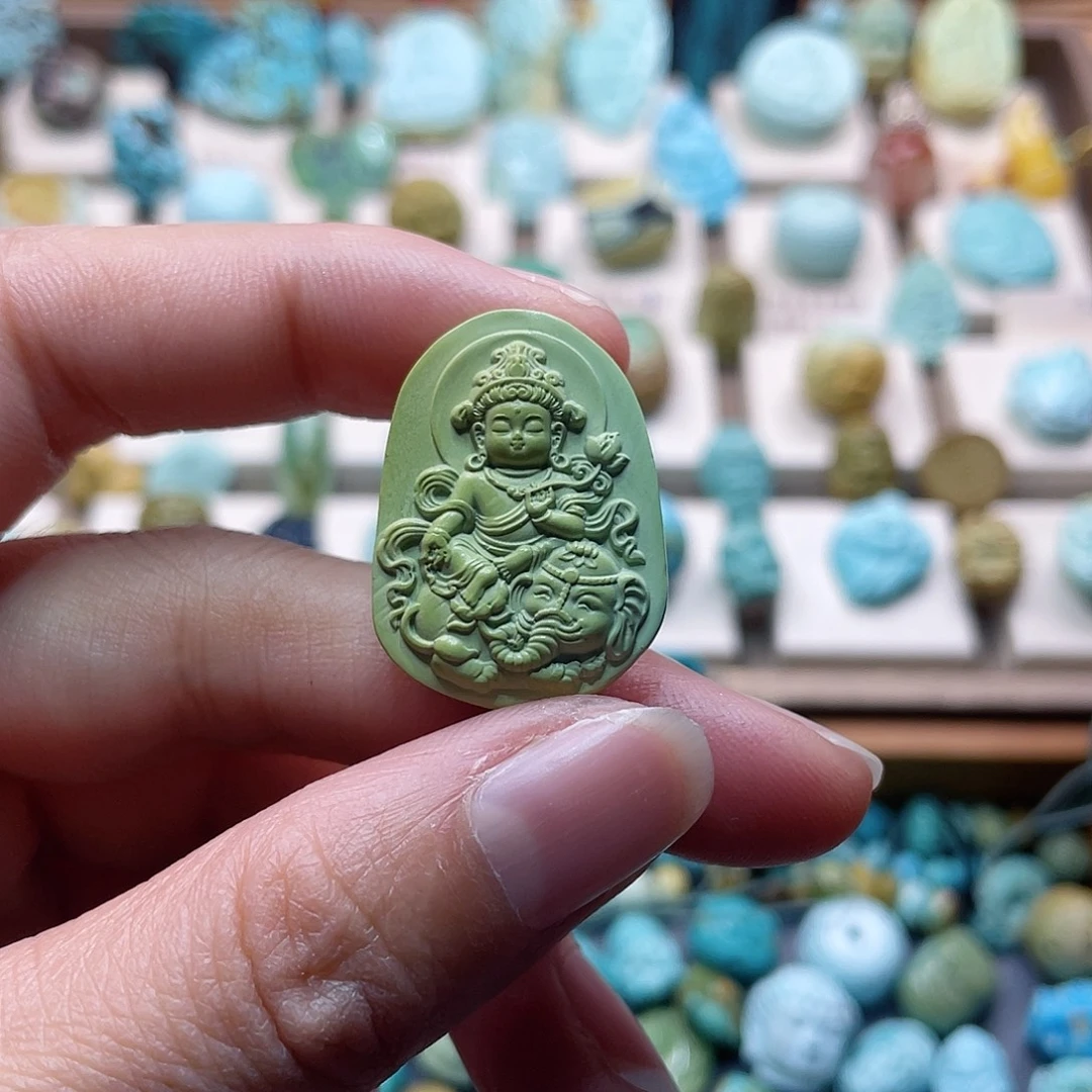 绿松石未镶嵌配饰