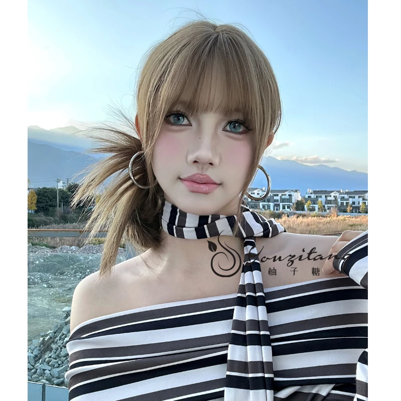 卅爻专属-古早假发女长发日系直发日常主播假发假发