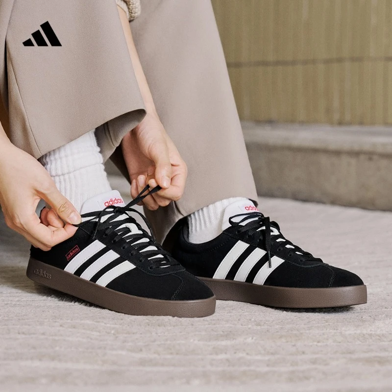 阿迪达斯官方 「T头鞋」VL COURT 2.0复古休闲板鞋德训鞋 JS3004