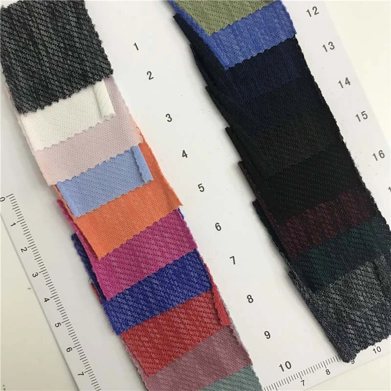 150g-160g骑兵斜针织面料60个颜色现货供应速干运动面料M353138