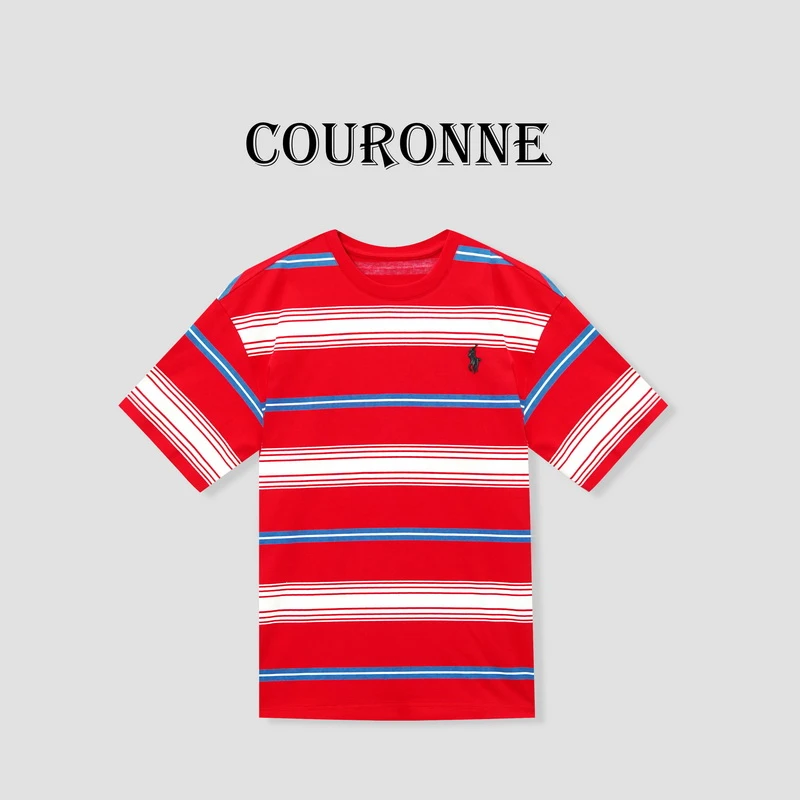 【桐桐】-潮牌大版设计感百搭潮酷宽松显瘦百搭圆领短袖上衣26897