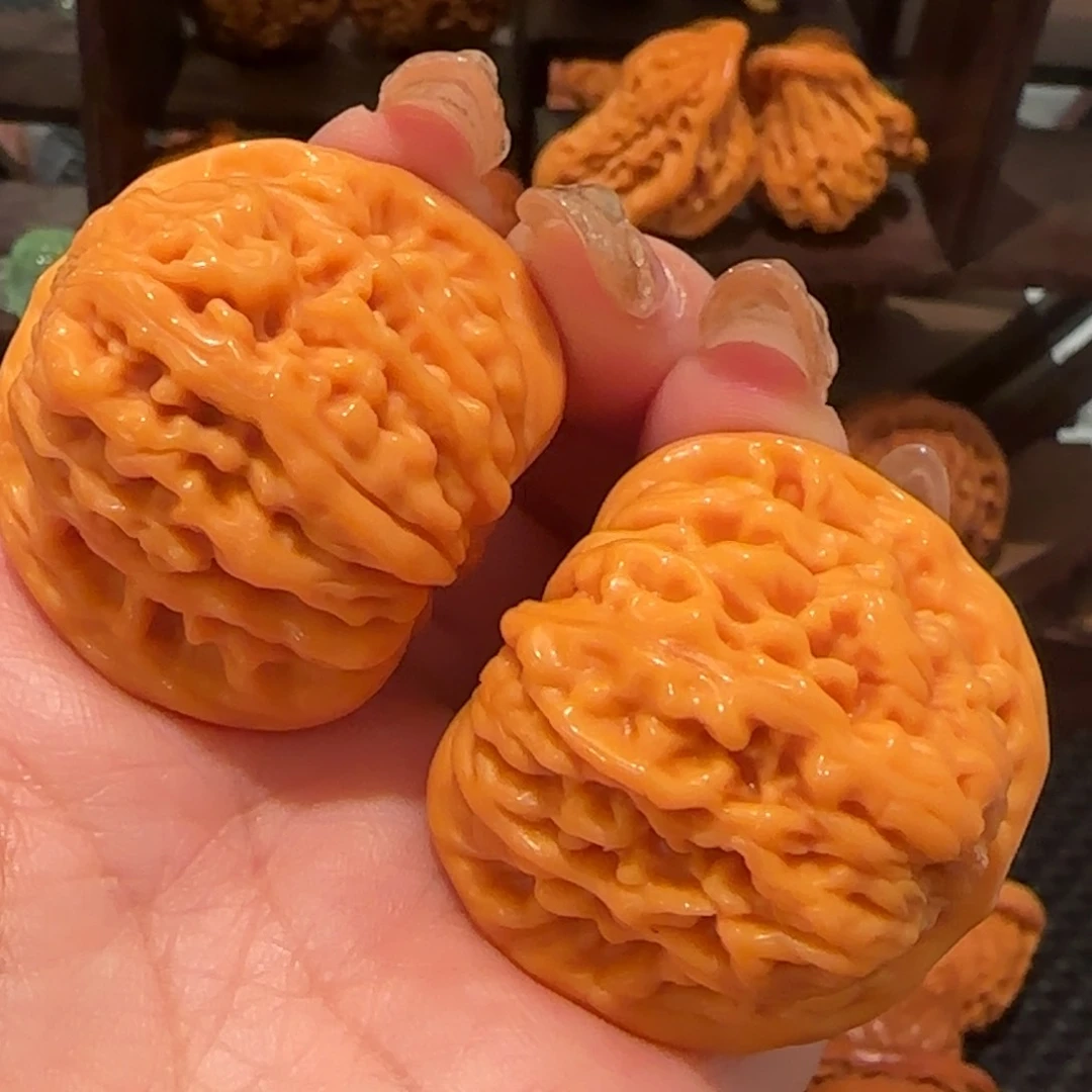 桃核吊坠四座楼38精品1268