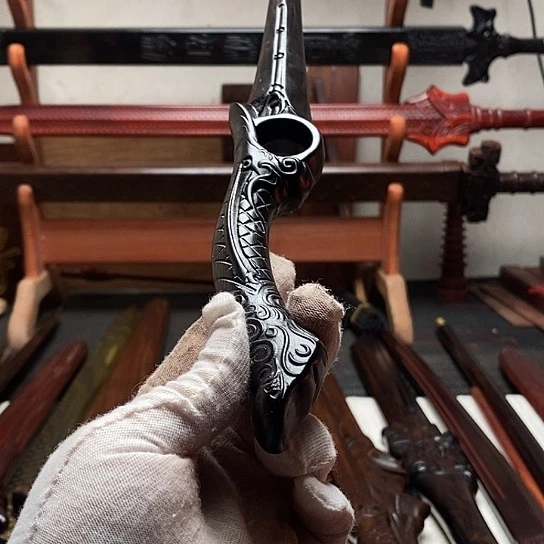 紫光檀木木木寸指剑