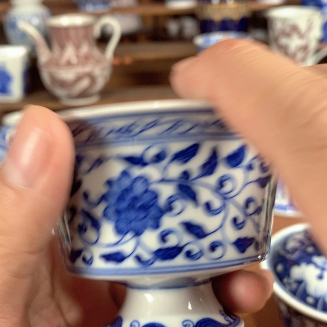 ****鹏摆件景德镇手绘主人杯