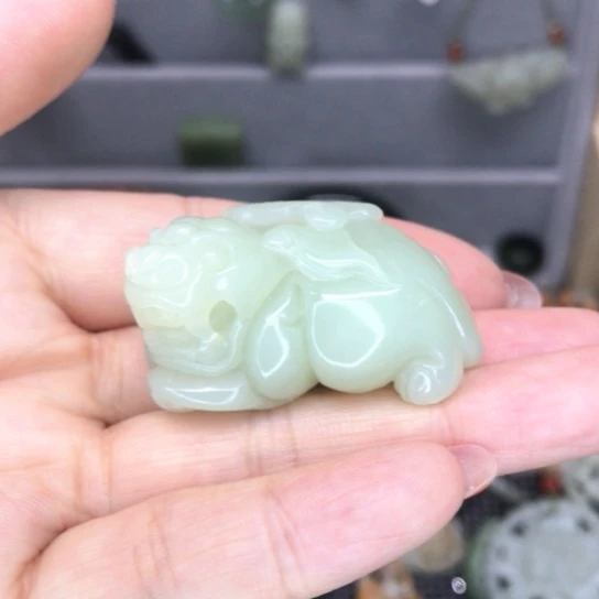 和田玉（青白玉）颈饰未镶嵌