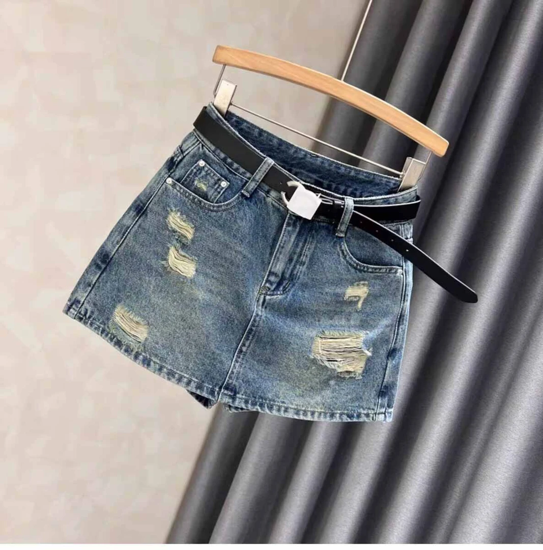 小个子牛仔半身裙裤女春夏季新款显瘦短裙裤女裙裙裤