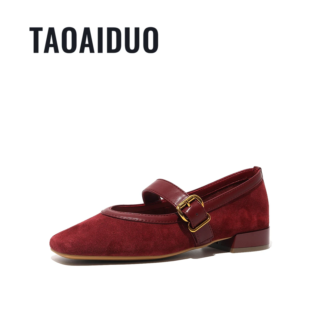 【淘爱朵●现货】法式复古小香平底女士小单鞋1576-01