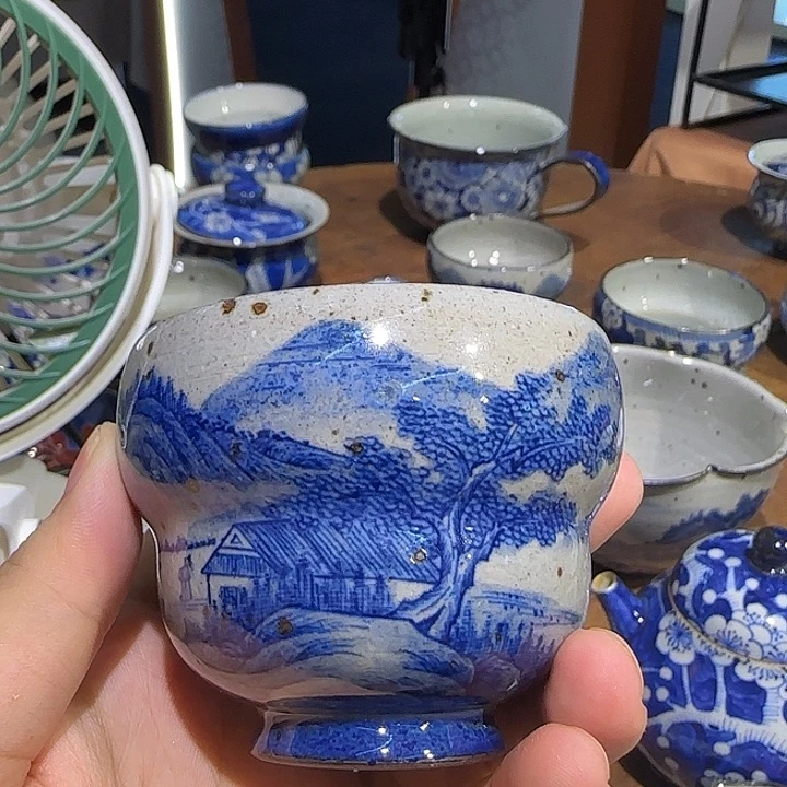 手工手绘高温釉下彩