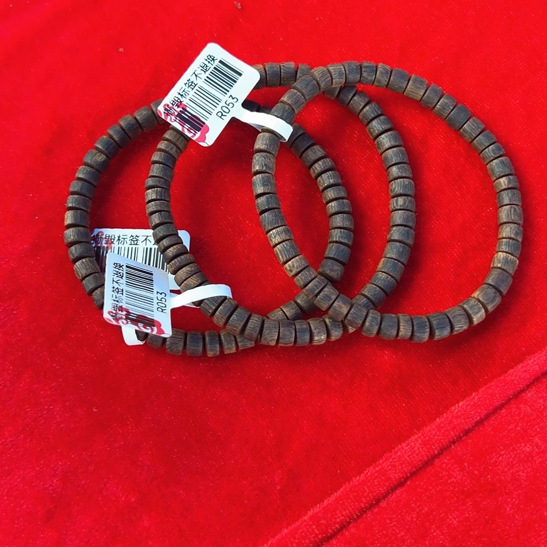 手串沉香?****?厚片珠红骨凹身多样性发一定制款R053