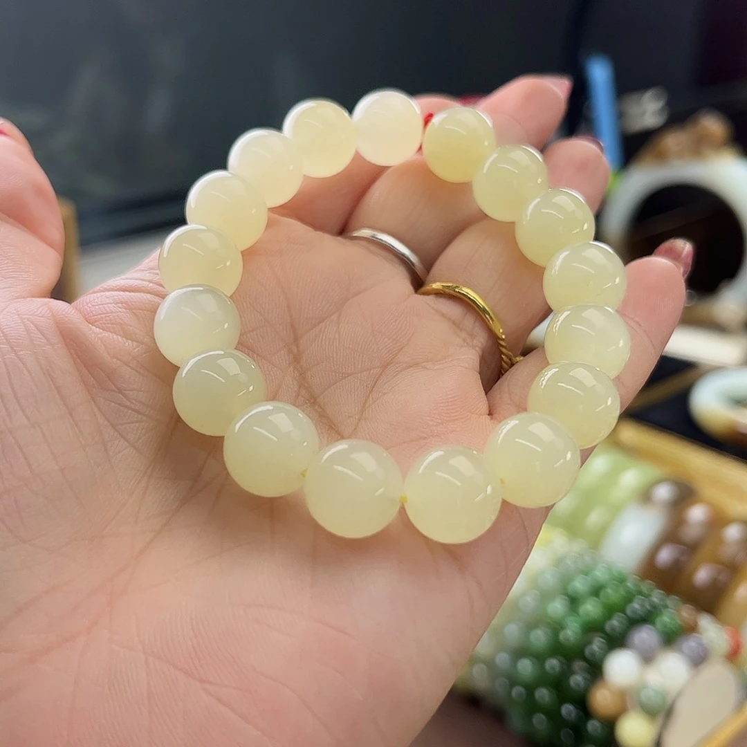 和田玉手链未镶嵌