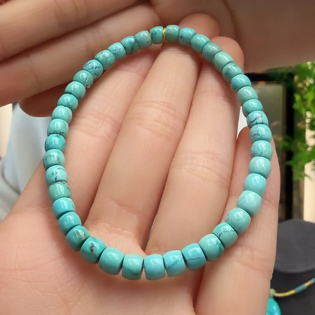 绿松石未镶嵌颈饰