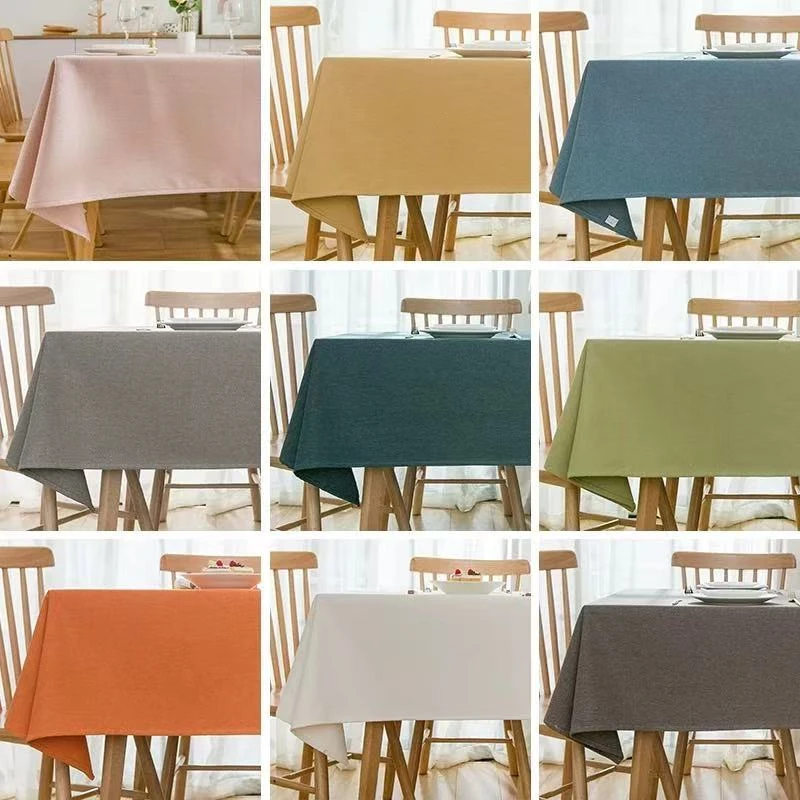 外贸原单亚麻麻桌布02