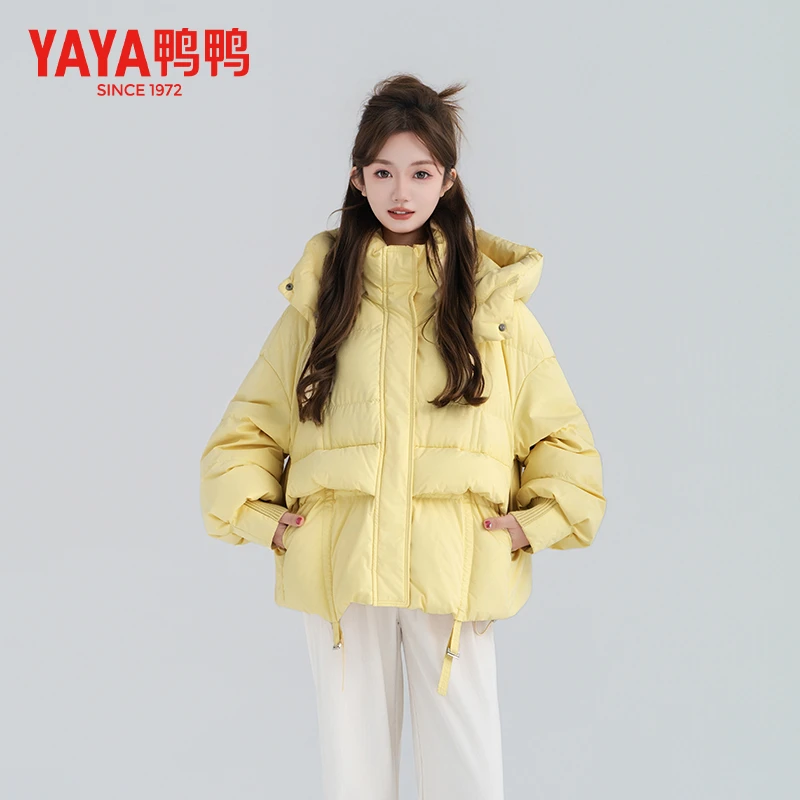 短款羽绒服女装休闲加厚保暖韩版长款羽绒服YE4B613441A