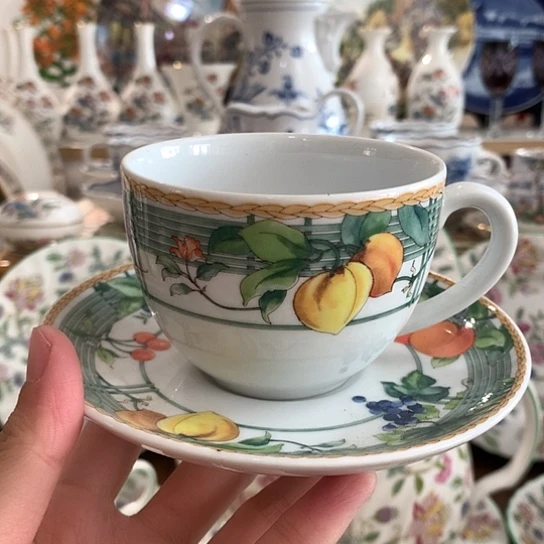摆件中古精美欧瓷古瓷