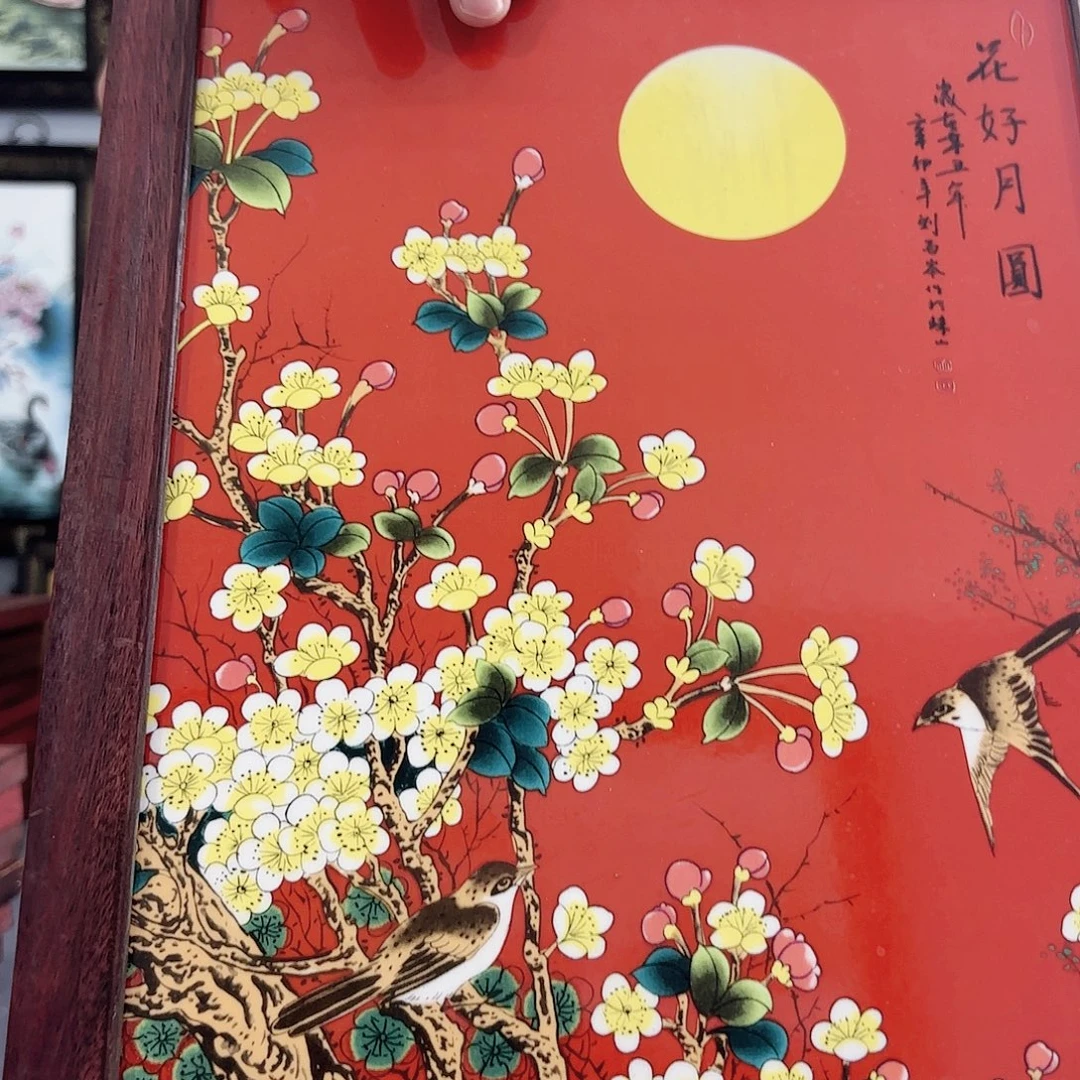 摆件景德镇陶瓷瓷板画