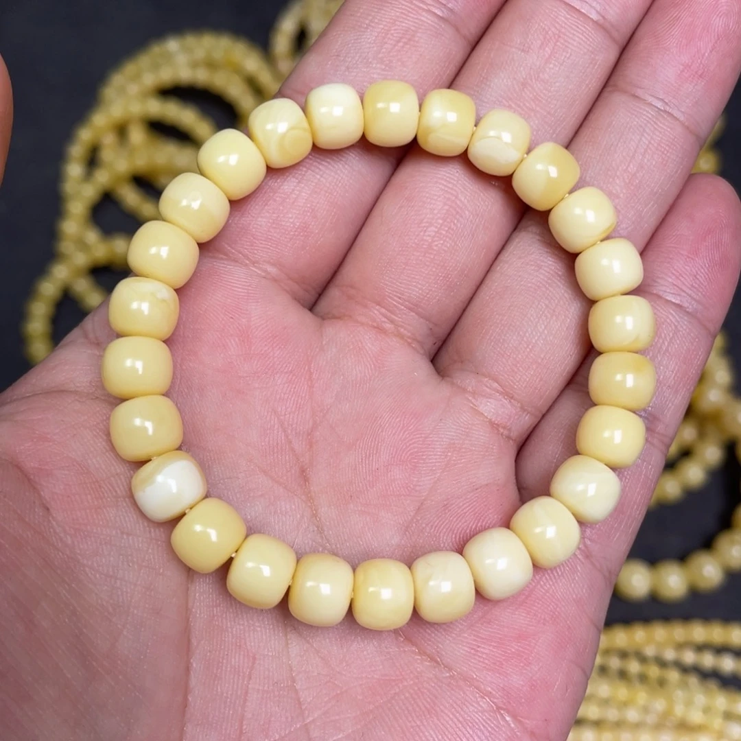 蜜蜡未镶嵌裸石蜜蜡手串8.5mm