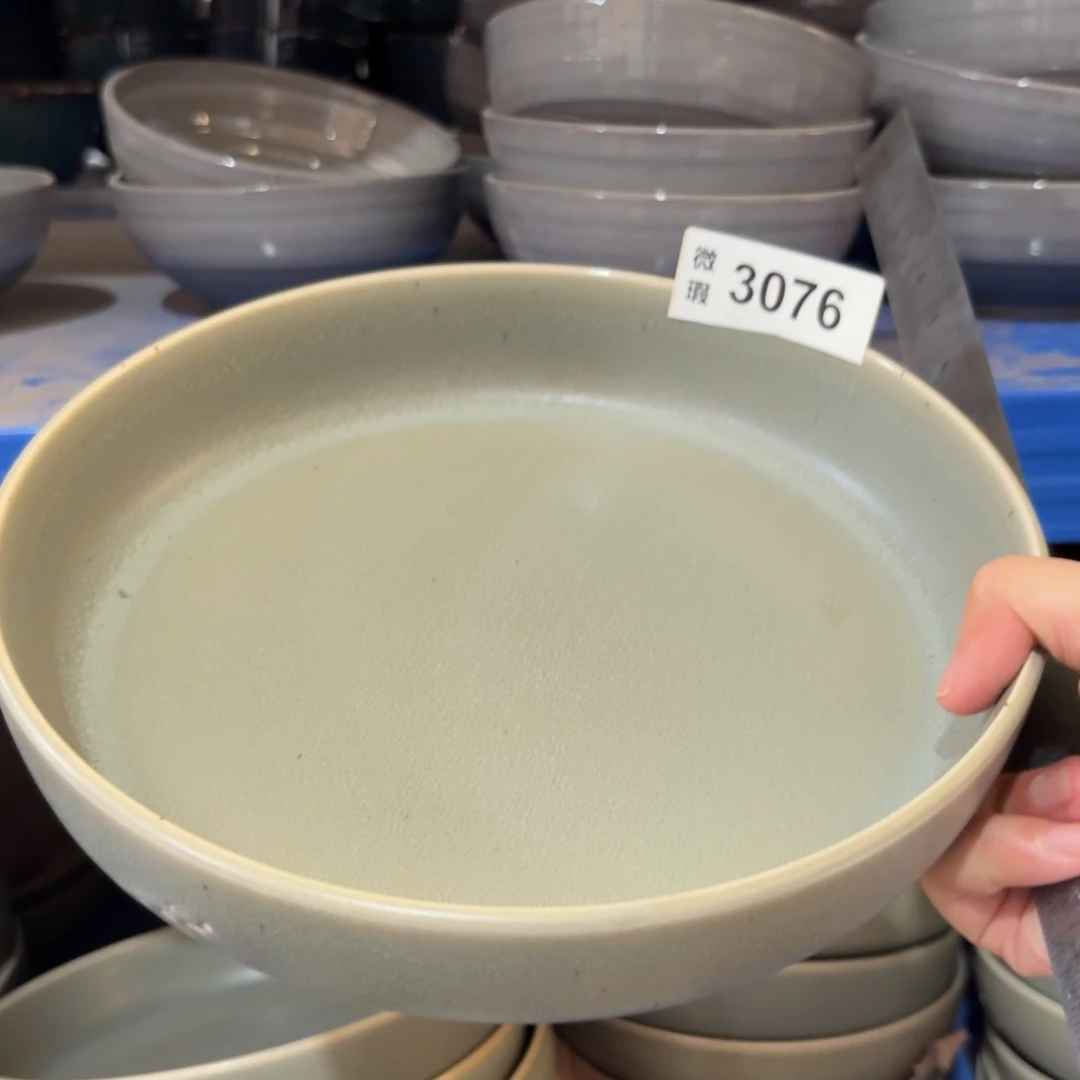 陶瓷3076 微瑕陶瓷餐具2个