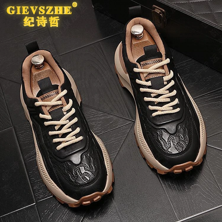 纪诗哲男士阿甘鞋韩版潮流时尚百搭男鞋2025新款高级感休闲运动鞋