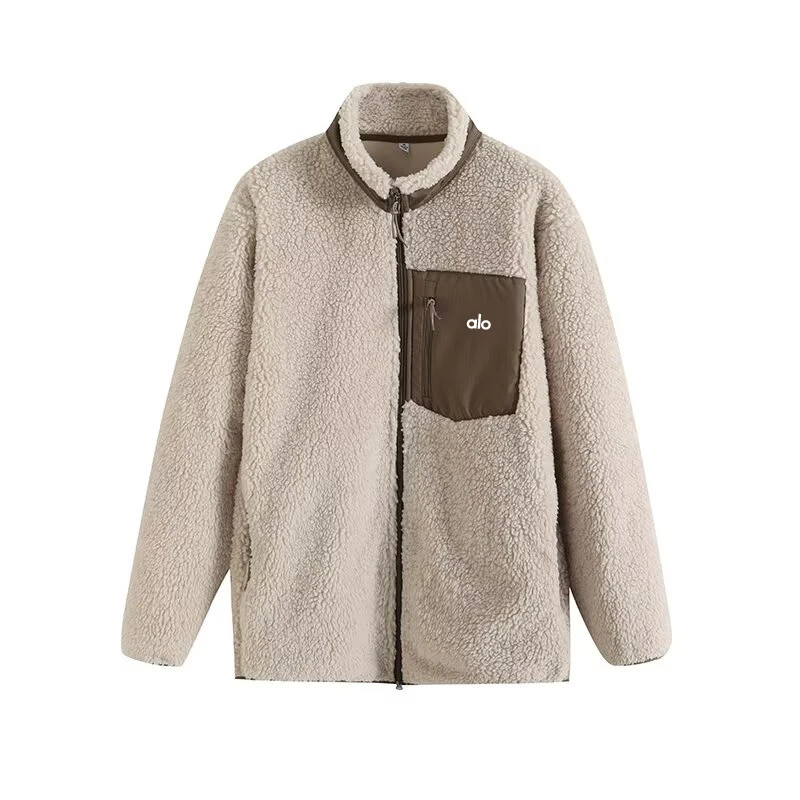 AIO-户外休闲运动男女升级款秋冬季防风摇粒绒保暖外套夹克