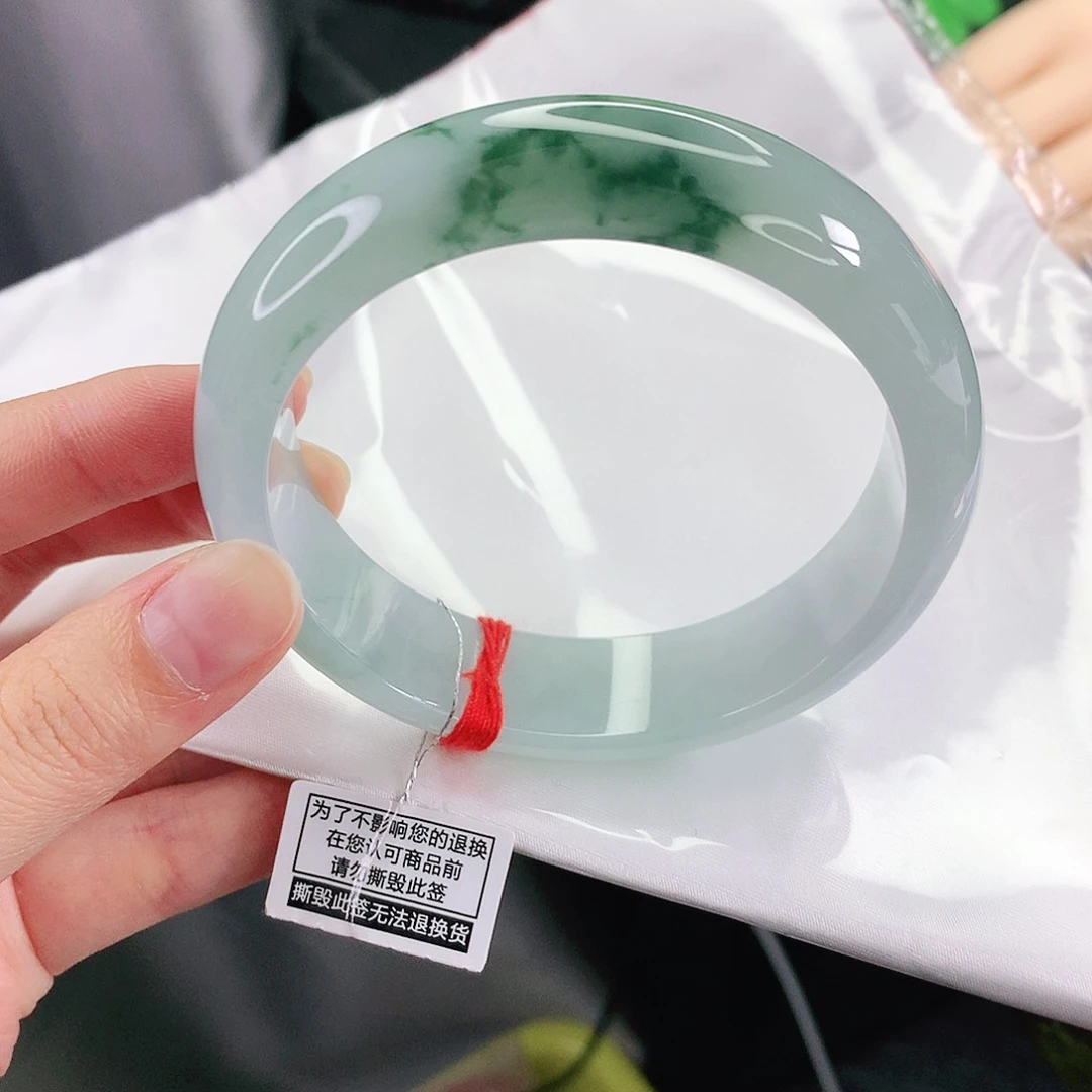 未镶嵌手镯翡翠60圈