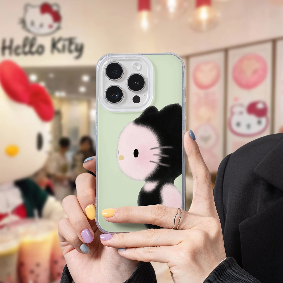 可爱卡通kitty猫适用苹果16/15/14promax手机保护壳华为mate70/60