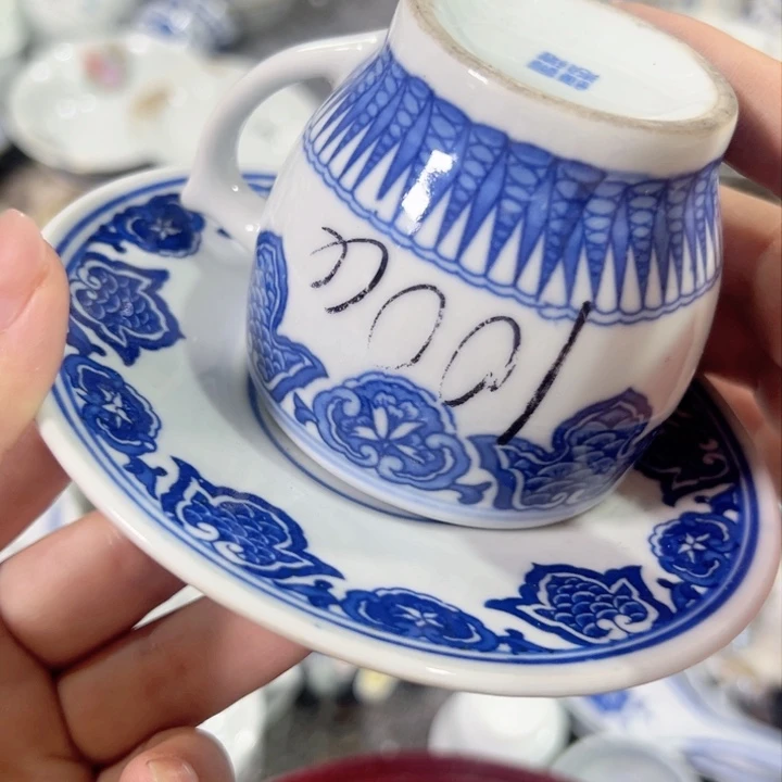 景德镇陶瓷高温瓷咖啡杯碟